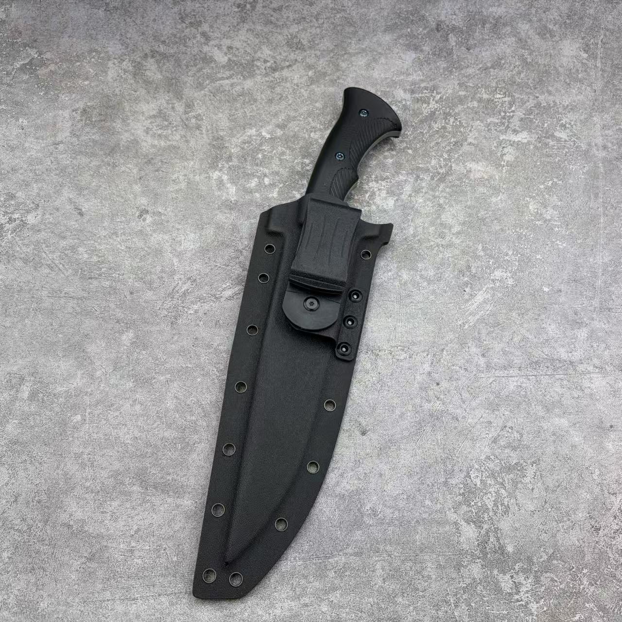 MeiYing FM918 Steel Ceramic Coated and Mirror Finished Fixed Blade Hunting Knife
