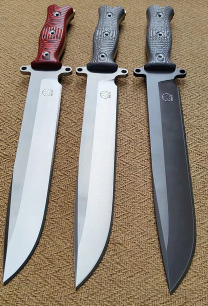 Gemini Cavalry Bolte A8 Steel Fixed Blade Bowie Knife