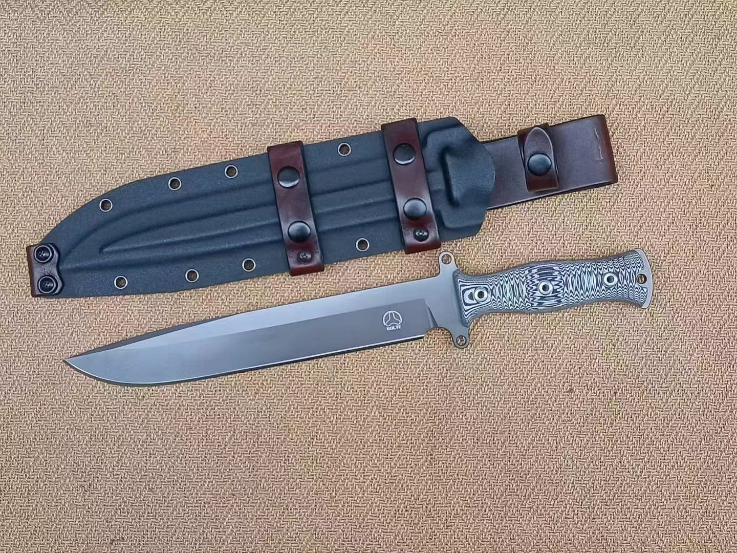 Gemini Cavalry Bolte A8 Steel Fixed Blade Bowie Knife