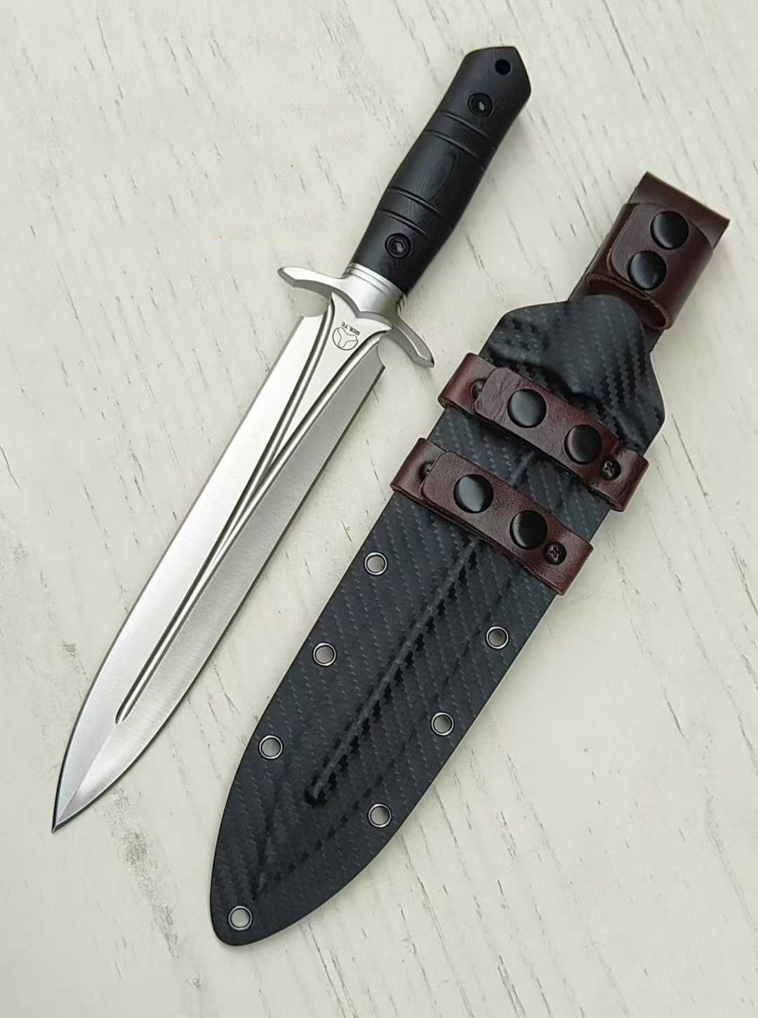Bolte Ice Front 6 A8 Steel Dagger Double Blade Knife