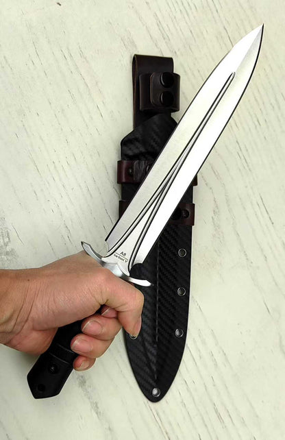 Bolte Ice Front 6 A8 Steel Dagger Double Blade Knife