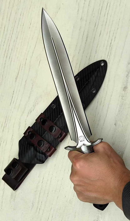 Bolte Ice Front 6 A8 Steel Dagger Double Blade Knife