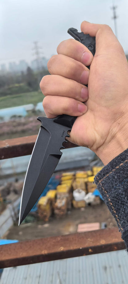 PSRK FM918 / CPM-3V Steel Dagger Double Blade Knife