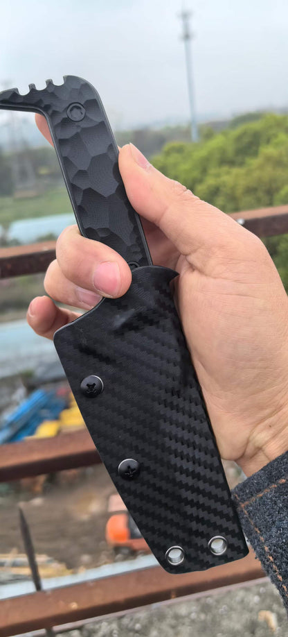 PSRK FM918 / CPM-3V Steel Dagger Double Blade Knife