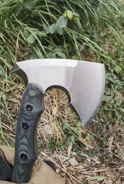 HJF Full Tang DC53 Steel Tactical Axe