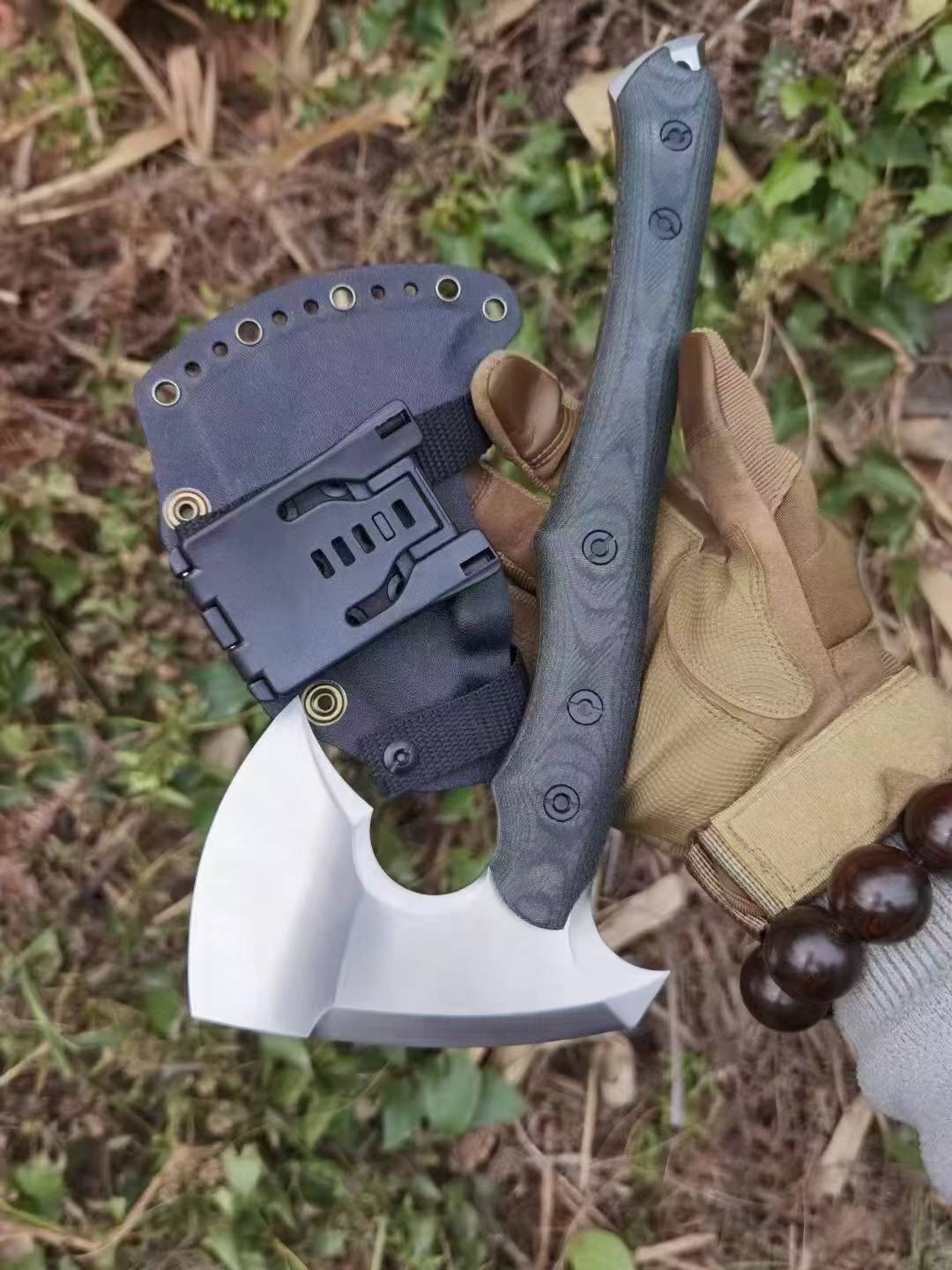 HJF Full Tang DC53 Steel Tactical Axe