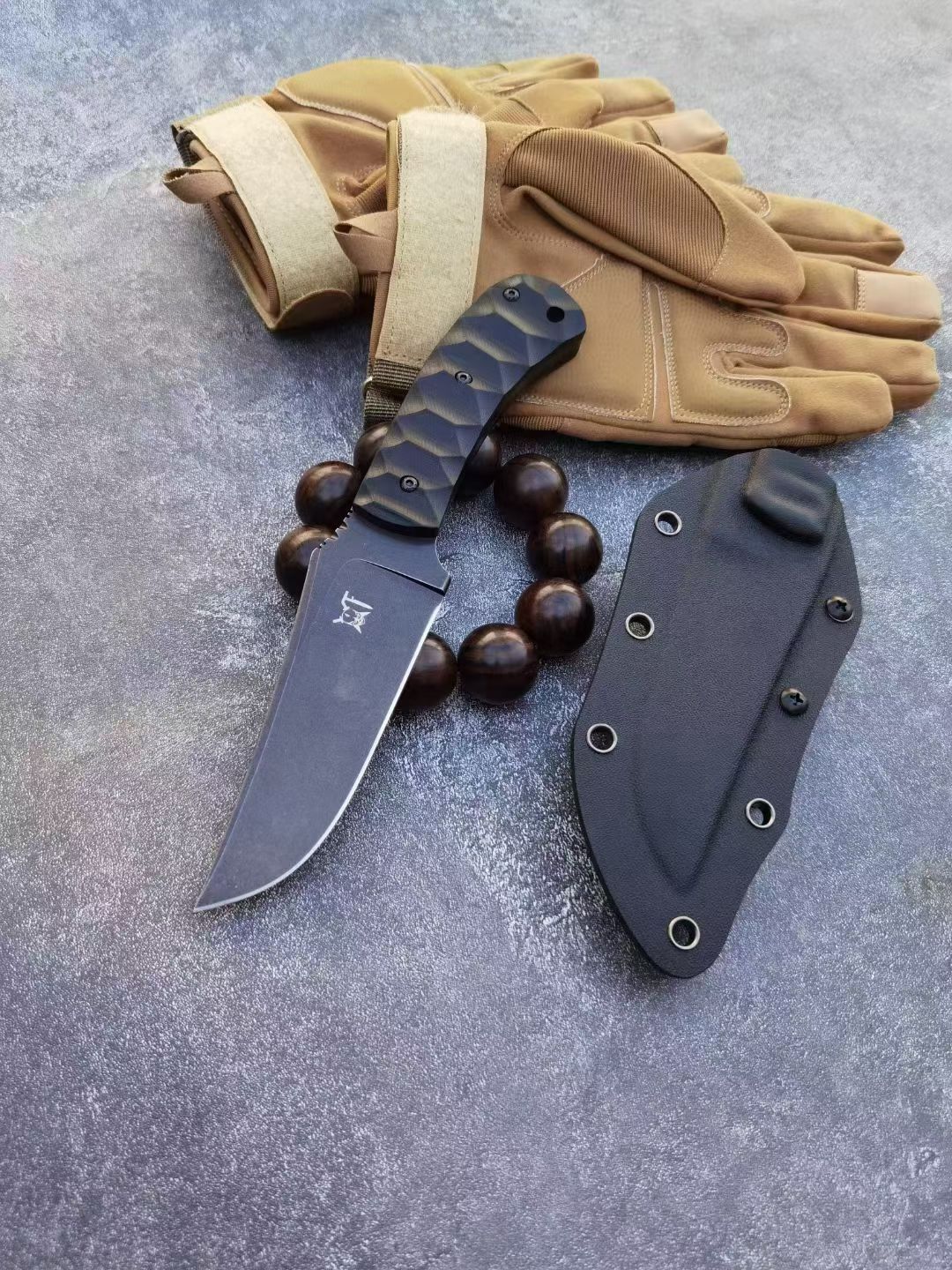 HJF Tactical DC53 Steel Fixed Blade Knife