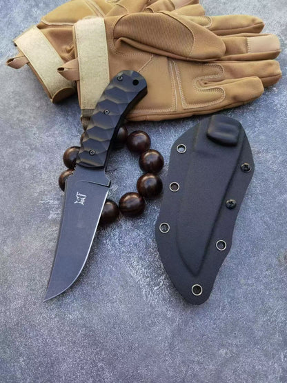 HJF Tactical DC53 Steel Fixed Blade Knife