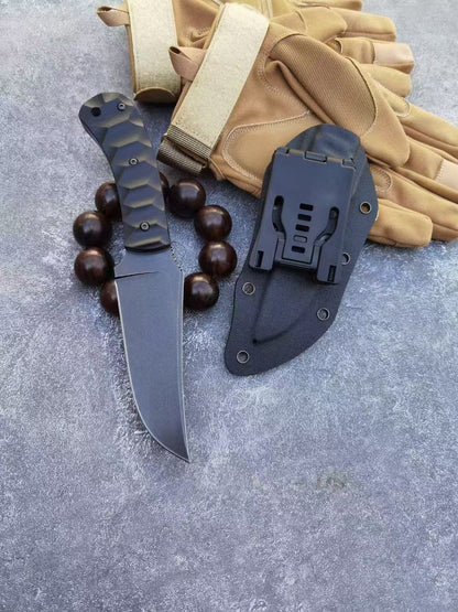 HJF Tactical DC53 Steel Fixed Blade Knife