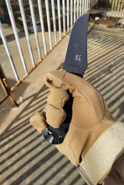 HJF Tactical DC53 Steel Fixed Blade Knife