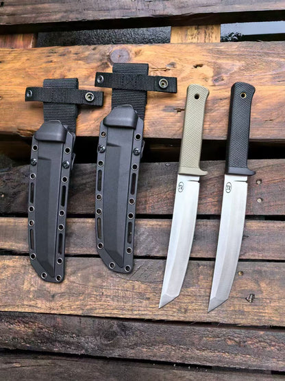 HJF Scout Tactical SLD Sandwich Steel Fixed Blade Knife