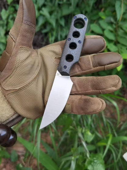 HJF Small M390 Steel Fixed Blade Knife