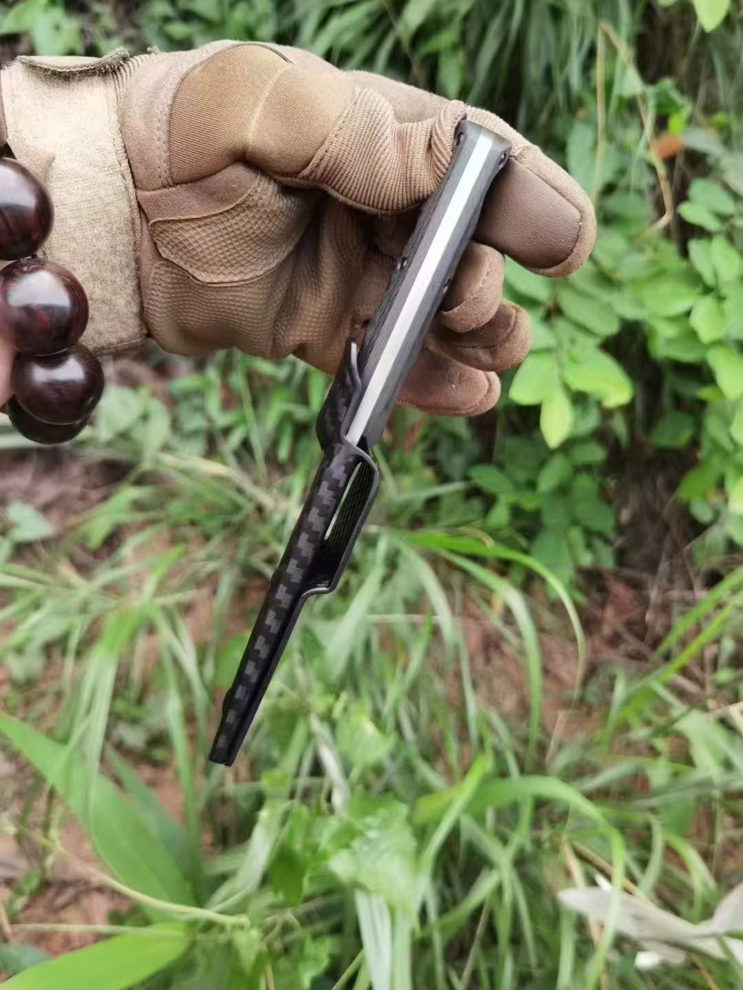 HJF Small M390 Steel Fixed Blade Knife