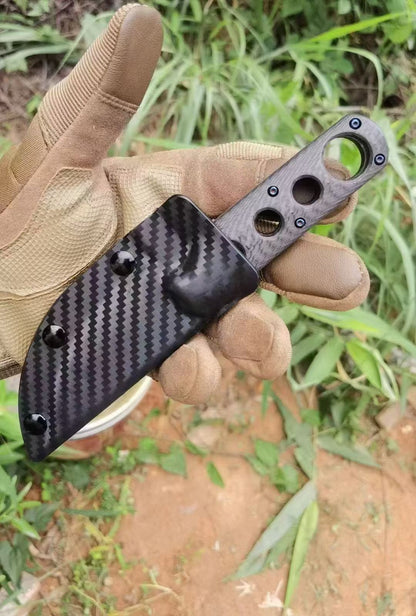 HJF Small M390 Steel Fixed Blade Knife