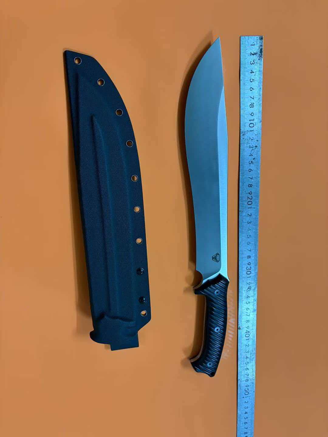 Bison PoJia Tactical DC53 Steel Fixed Blade Knife Bowie Knife