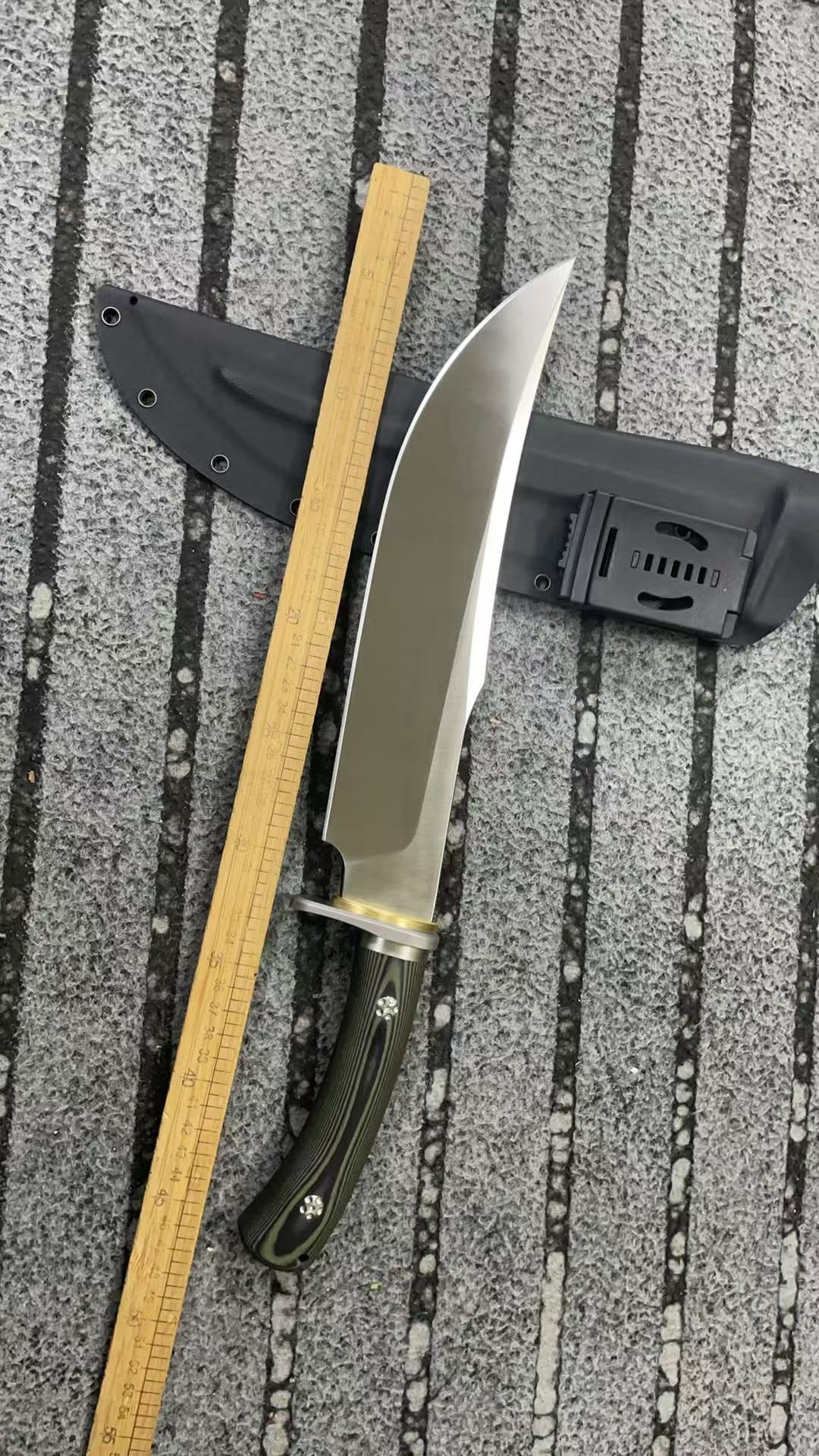 Reclusedge Tactical DC53 Steel Fixed Blade Knife Bowie Knife