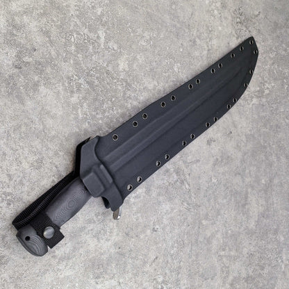 Bison ZhanShen Tactical DC53 Steel Fixed Blade Knife Bowie Knife