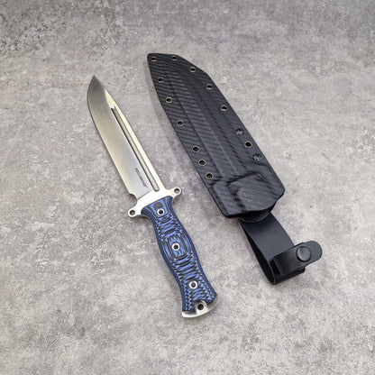 Reclusedge Light Gemini A8 Steel G10 Handle Fixe Blade Bowie Knife