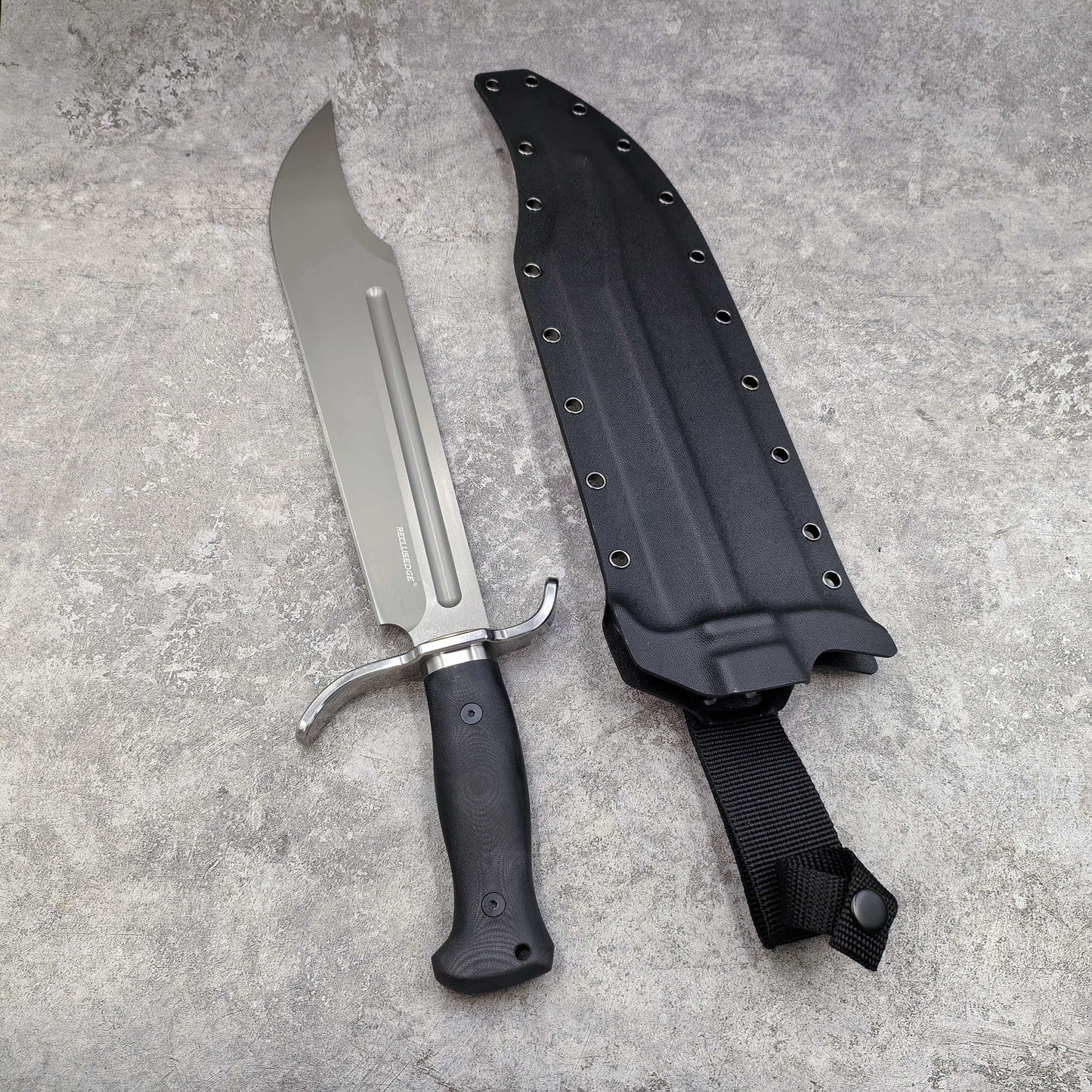 Reclusedge ZhanRen Tactical DC53 Steel Fixed Blade Knife Bowie Knife