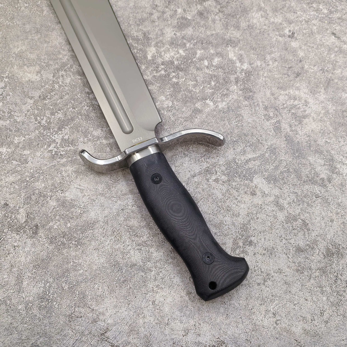 Reclusedge ZhanRen Tactical DC53 Steel Fixed Blade Knife Bowie Knife