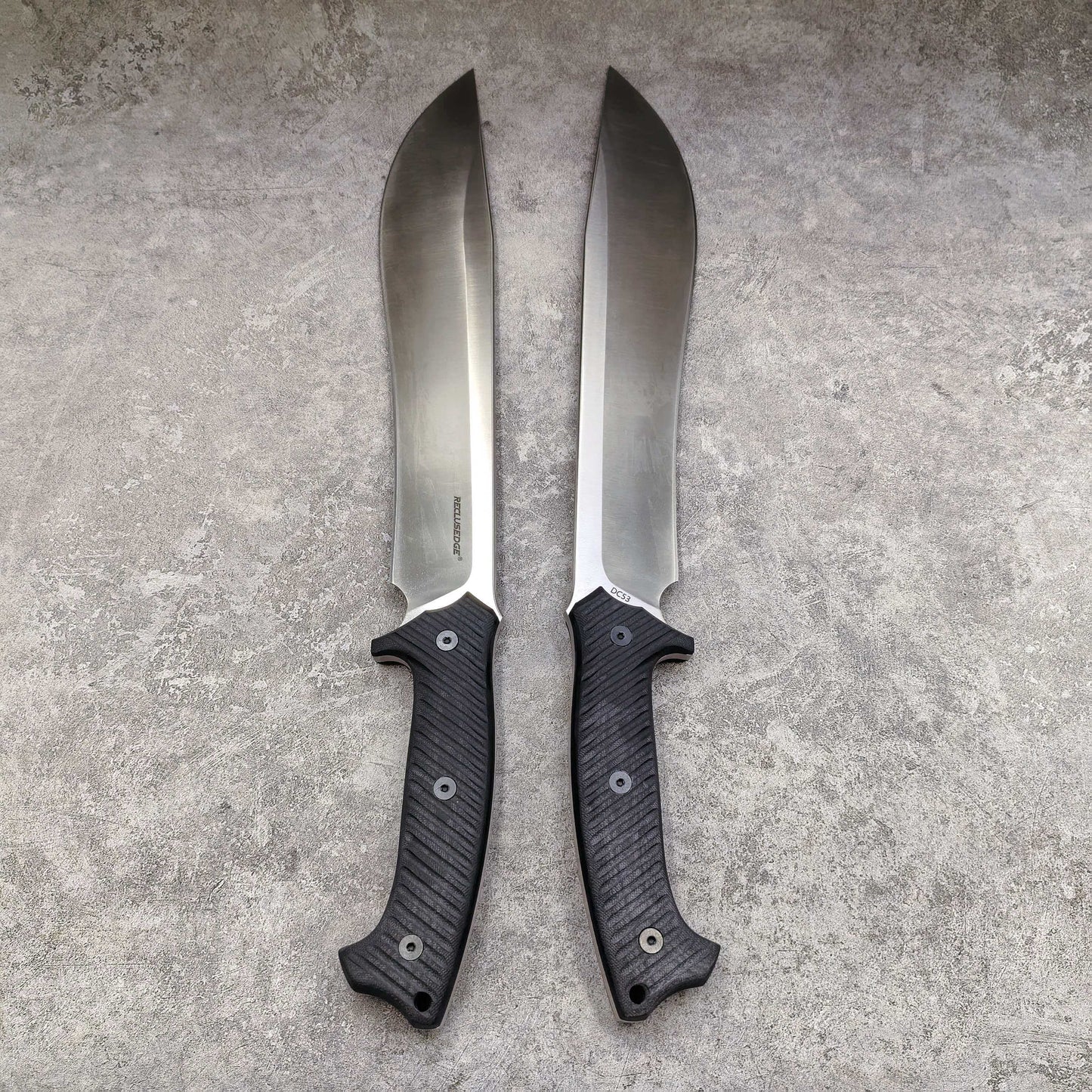 Reclusedge PoJia Tactical DC53 Steel Fixed Blade Knife Bowie Knife