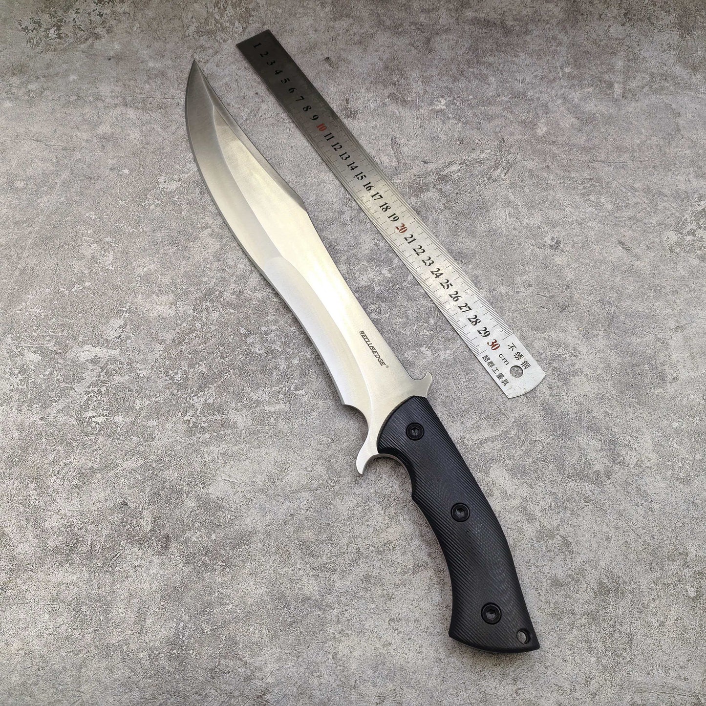 Reclusedge Frigate A8 Steel G10 Handle Fixed Blade Bowie Knife