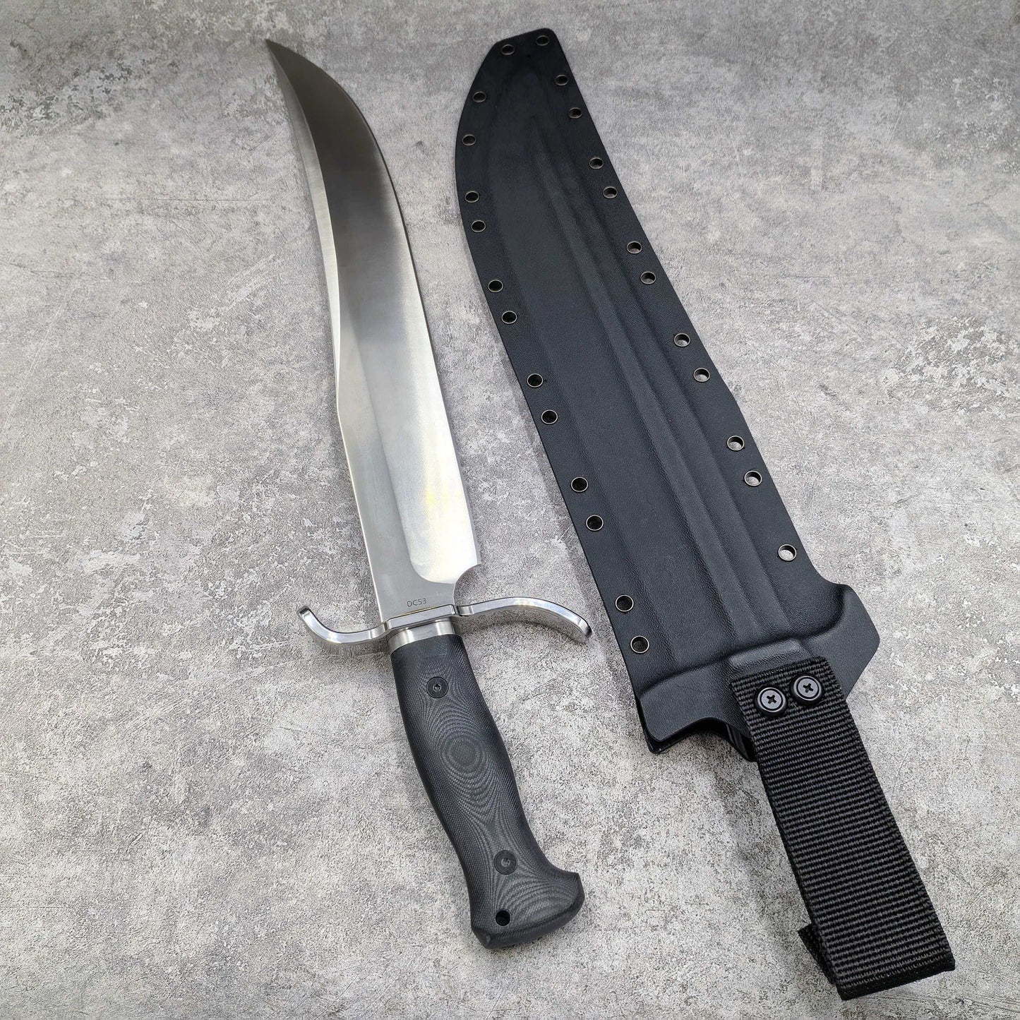 Reclusedge ZhanShen Tactical DC53 Steel Fixed Blade Knife Bowie Knife