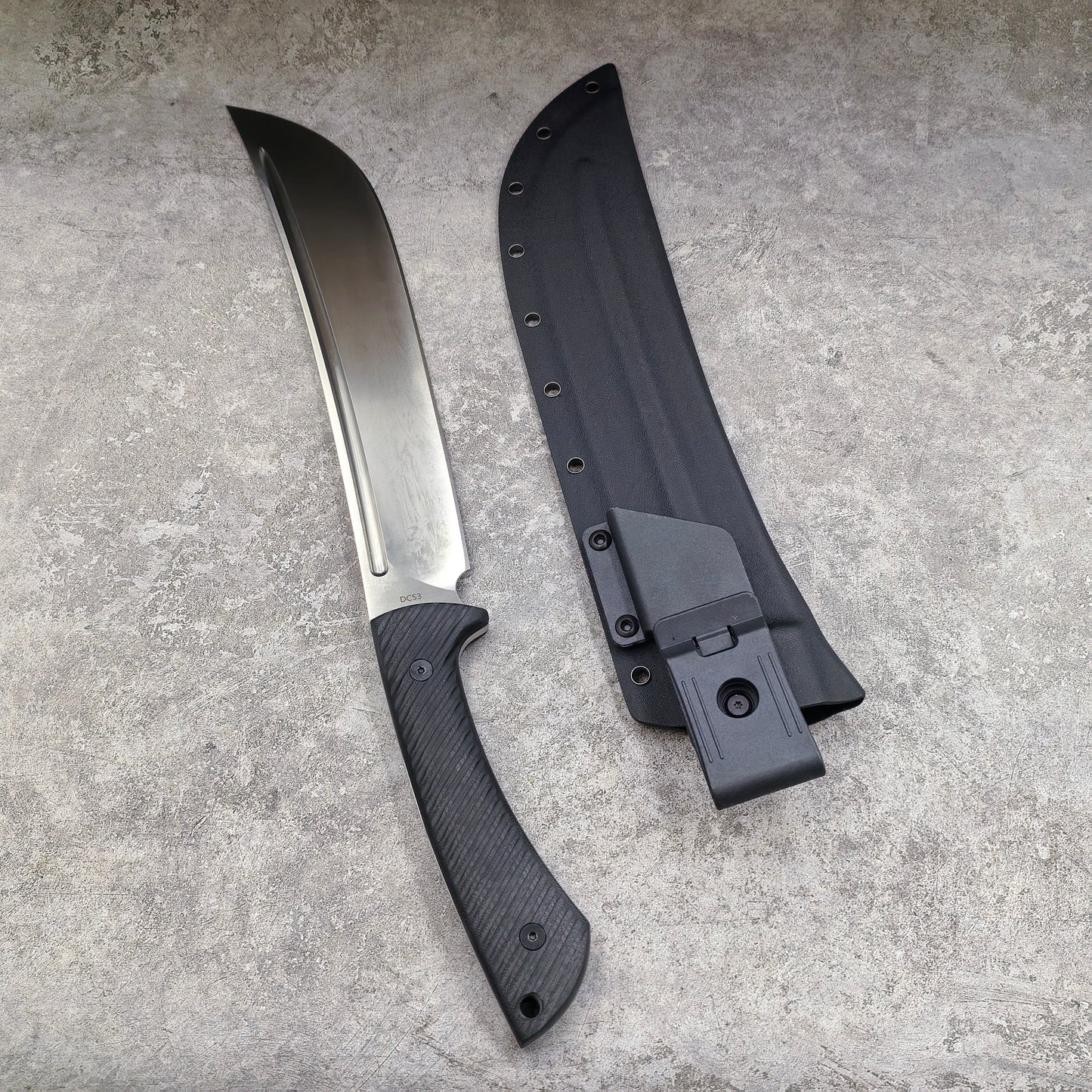 Reclusedge FengRen Tactical DC53 Steel Fixed Blade Knife Bowie Knife