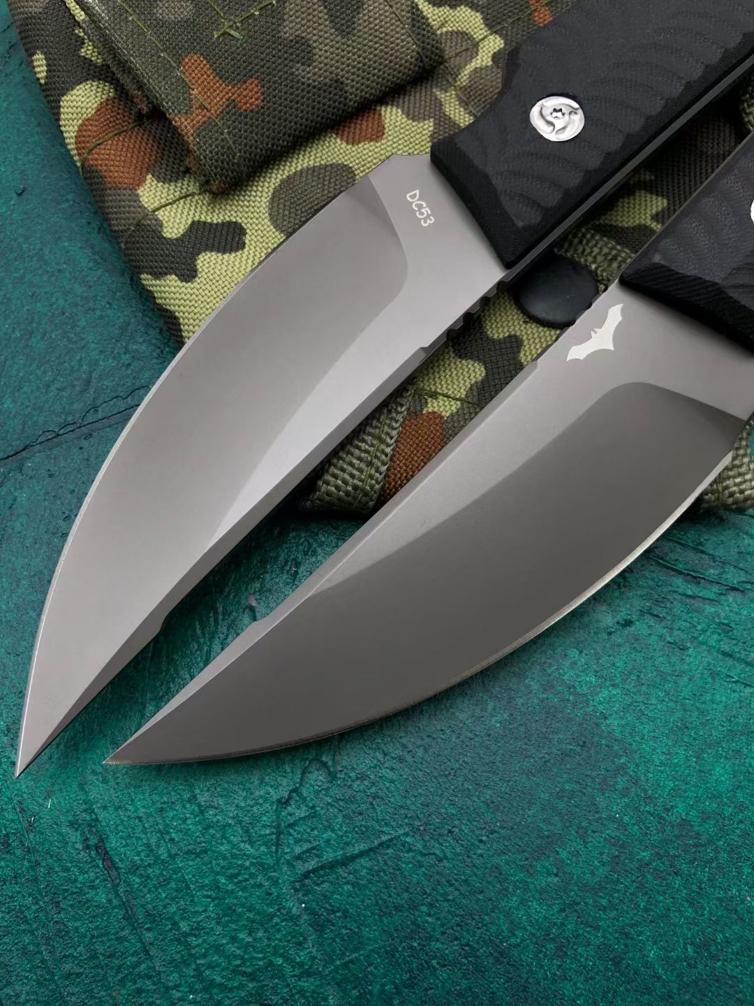 HeiSha DC53 Steel Outdoor Small Fixed Blade Knife