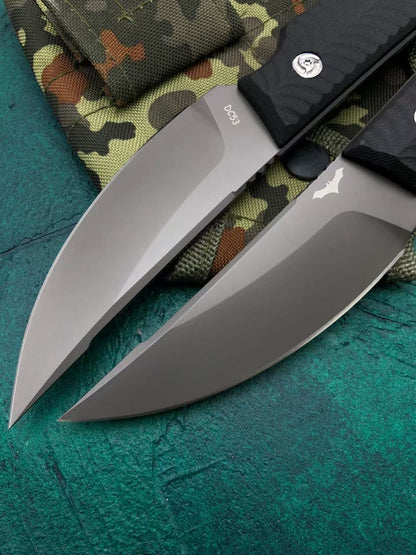 HeiSha DC53 Steel Outdoor Small Fixed Blade Knife