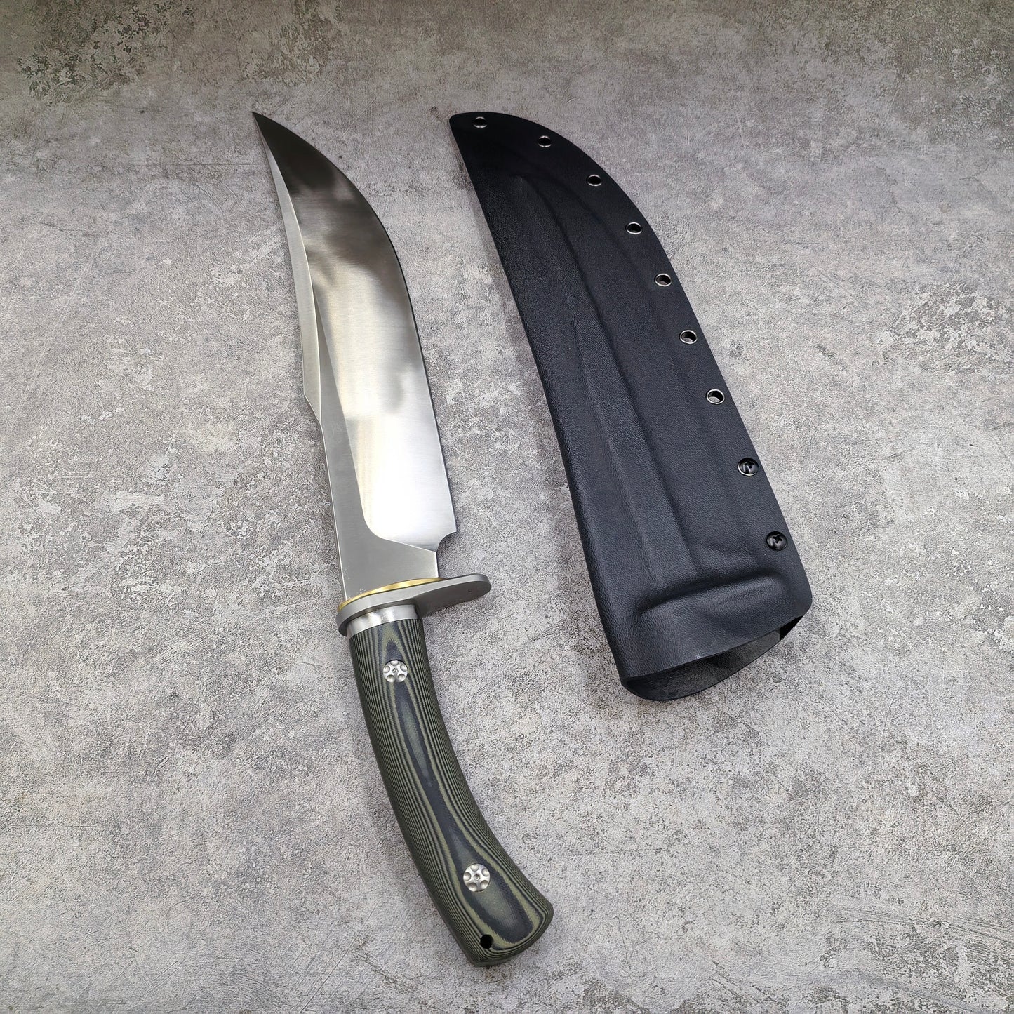 Reclusedge Tactical DC53 Steel Fixed Blade Knife Bowie Knife