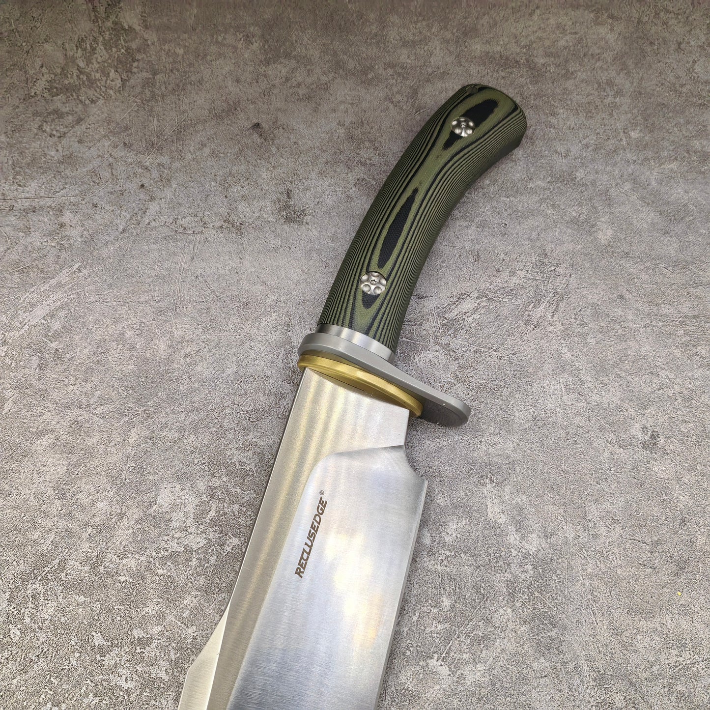 Reclusedge Tactical DC53 Steel Fixed Blade Knife Bowie Knife