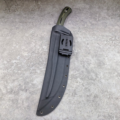 Reclusedge Tactical DC53 Steel Fixed Blade Knife Bowie Knife