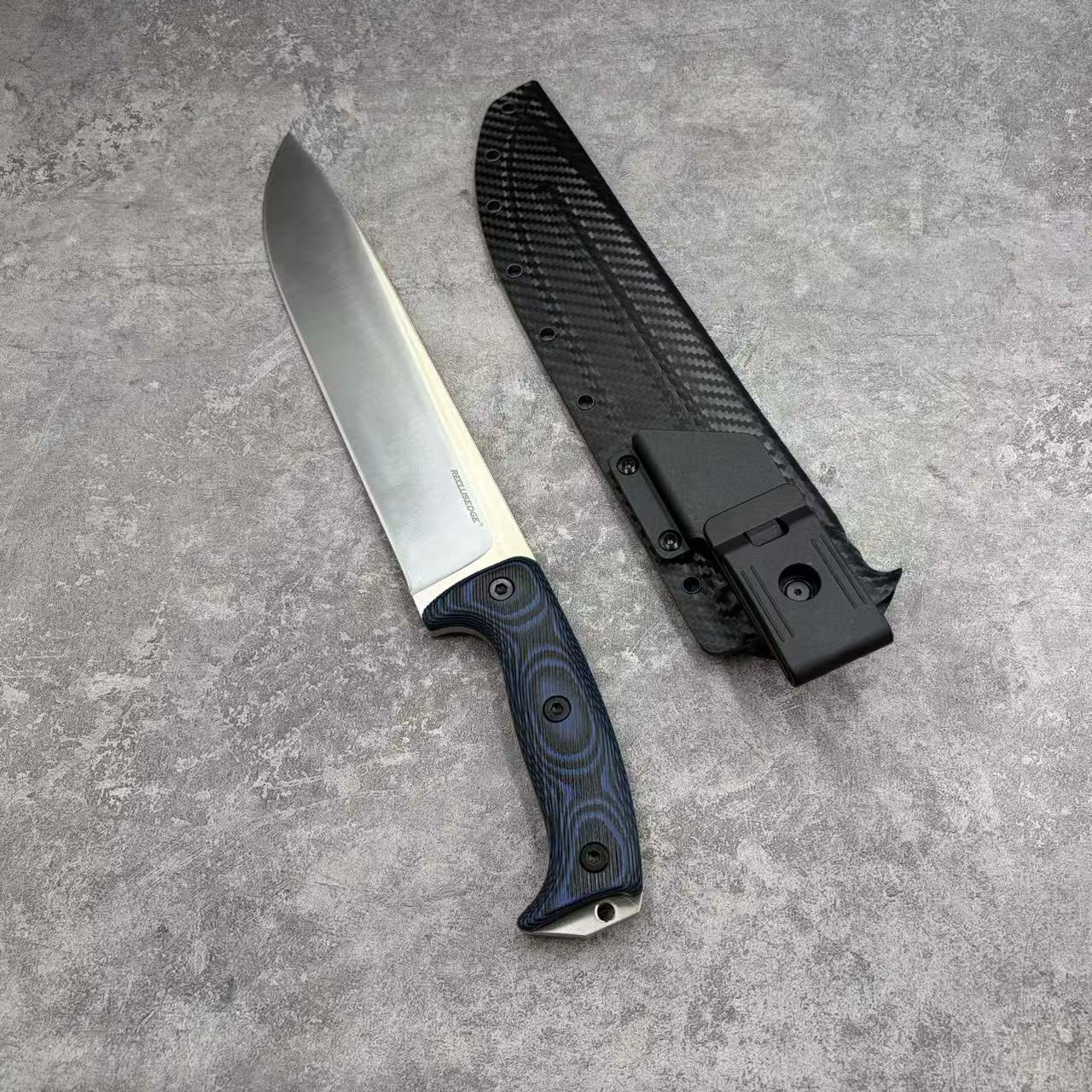 Reclusedge Tactical A8 Steel Fixed Blade Knife Bushcraft Knife