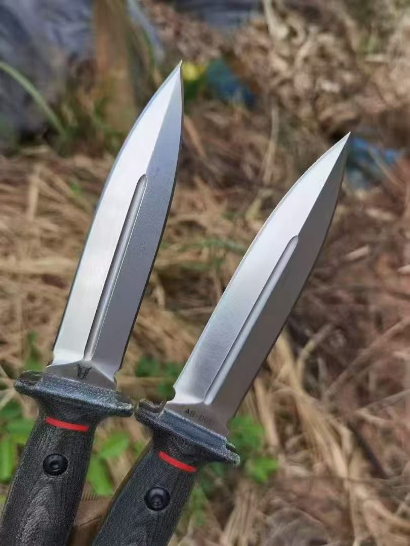 HJF Wilderness Leopard A8 Steel Dagger Fixed Blade Knife