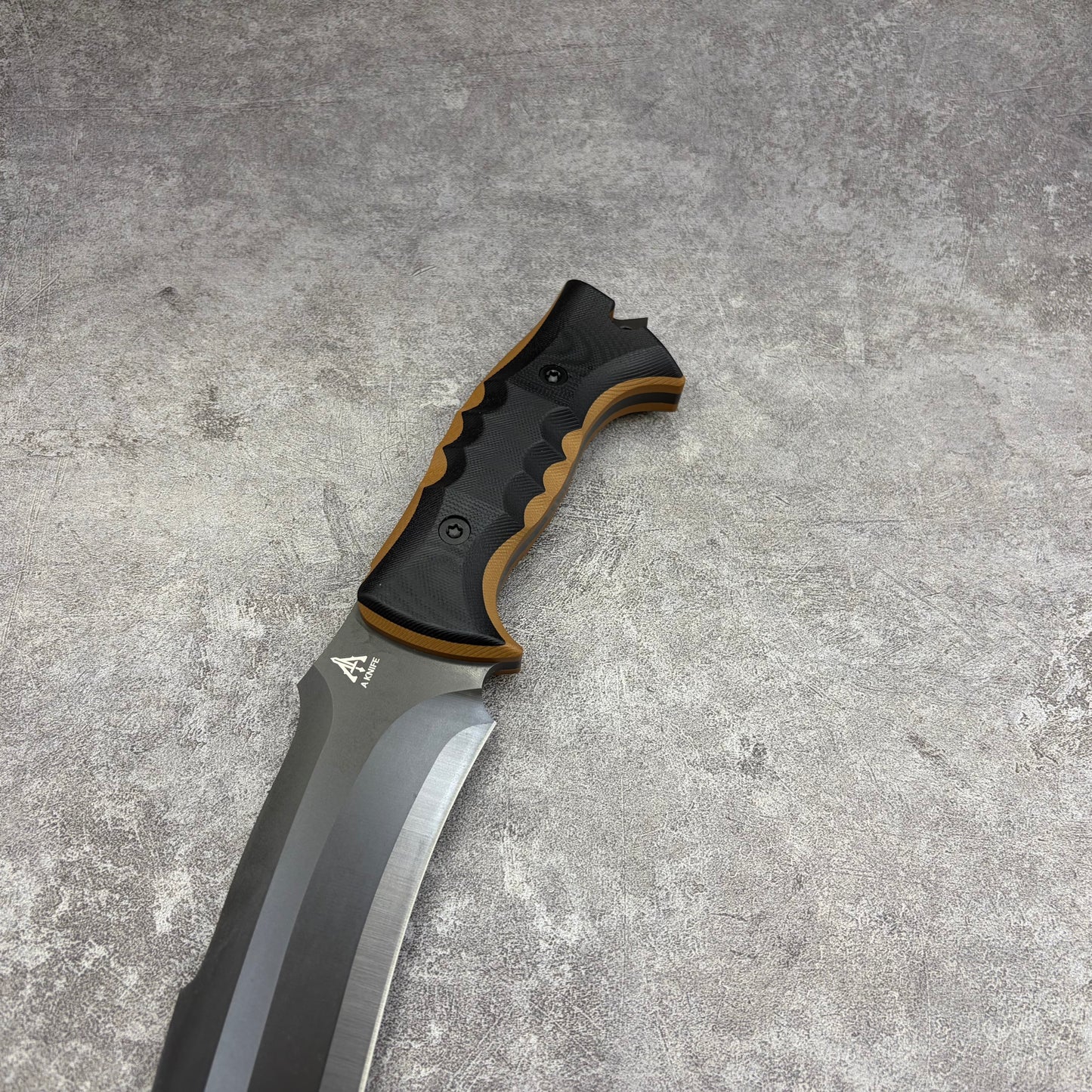 MiaoRen 14C28N Steel Titanium Coated Outdoor Fixed Blade Hunting Knife