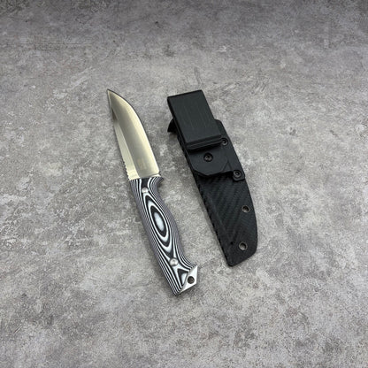 Reclusedge Dolphin 14C28N Steel G10 Handle Fixed Blade Bushcraft Knife