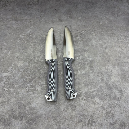 Reclusedge Dolphin 14C28N Steel G10 Handle Fixed Blade Bushcraft Knife