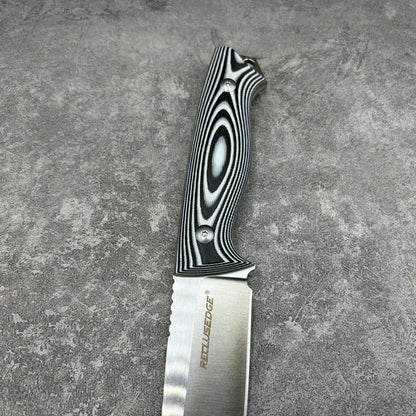 Reclusedge Dolphin 14C28N Steel G10 Handle Fixed Blade Bushcraft Knife