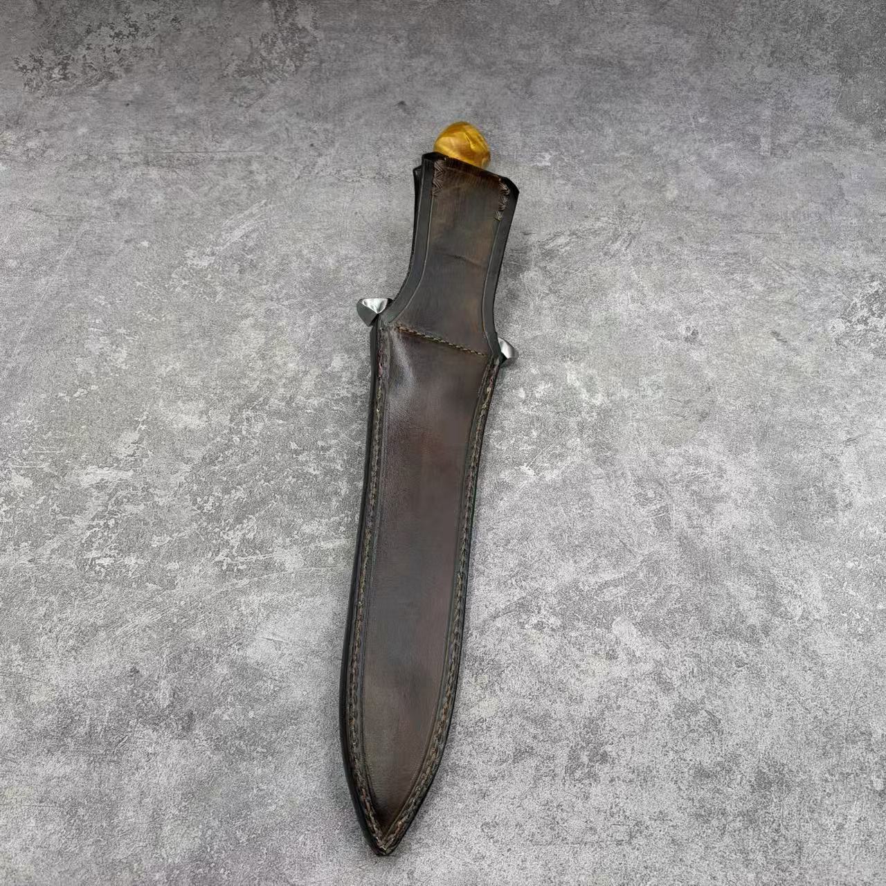 Reclusedge Emperor Wooz Steel Dagger Fixed Blade Knife for Collection
