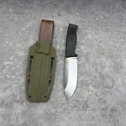 HJF A8 Steel Micarta Handle Fixed Blade Knife