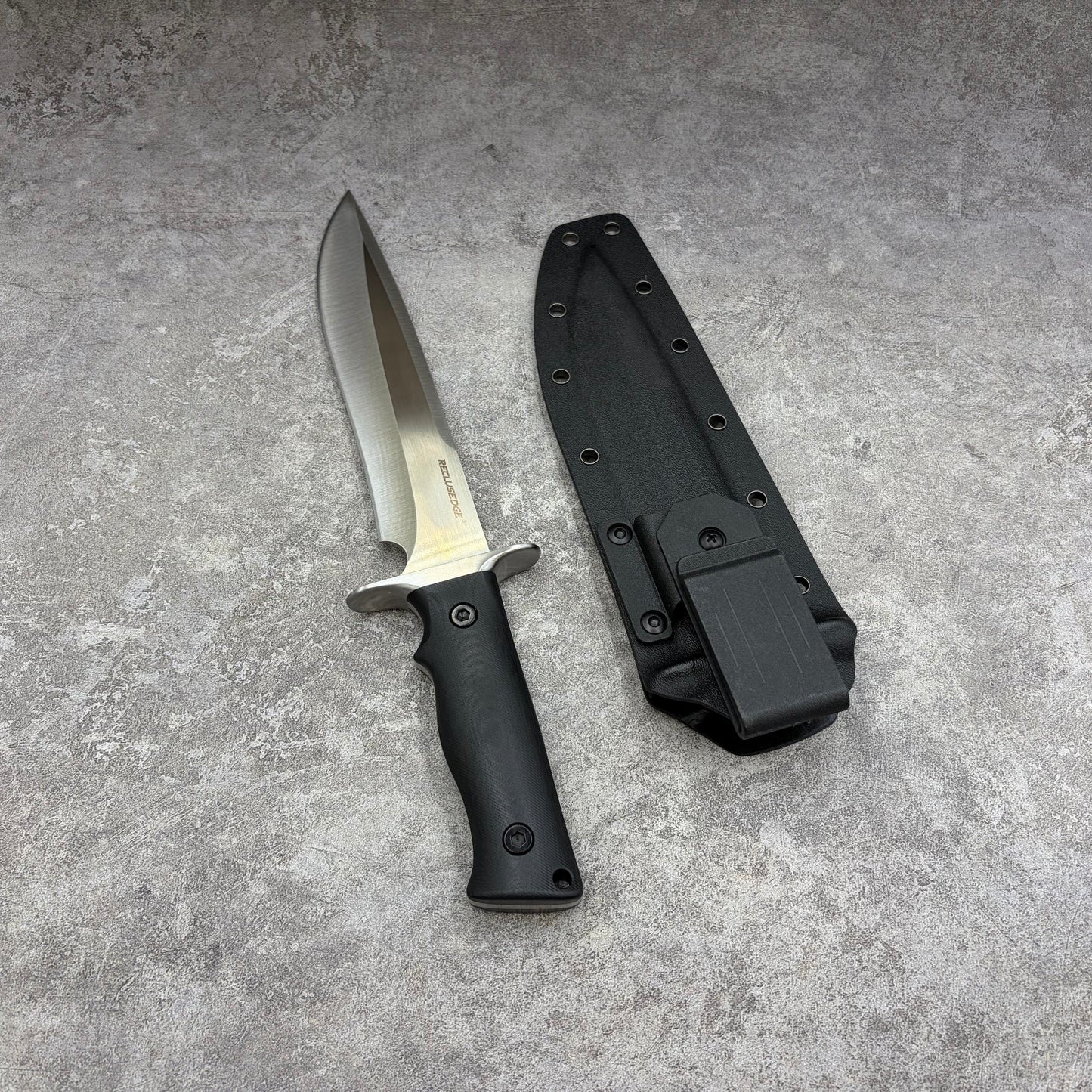 Reclusedge DC53 Steel G10 Handle Fixed Blade Bowie Knife