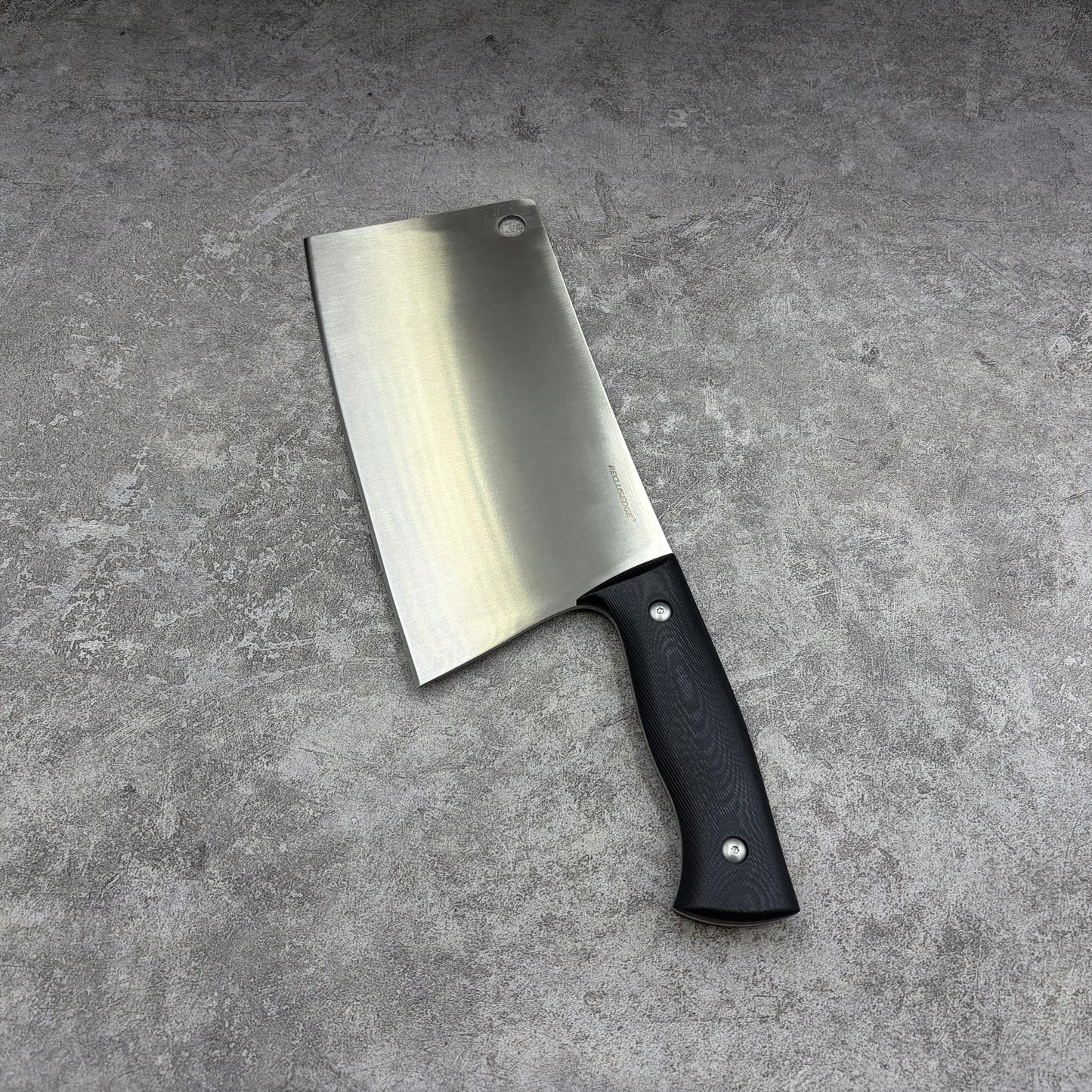 Reclusedge 14C28N Steel G10 Handle Cleaver Kitchen Knife