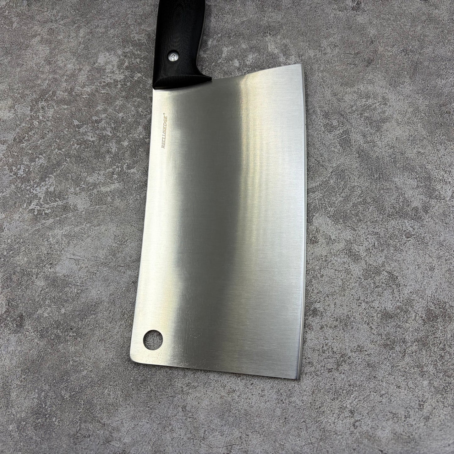Reclusedge 14C28N Steel G10 Handle Cleaver Kitchen Knife