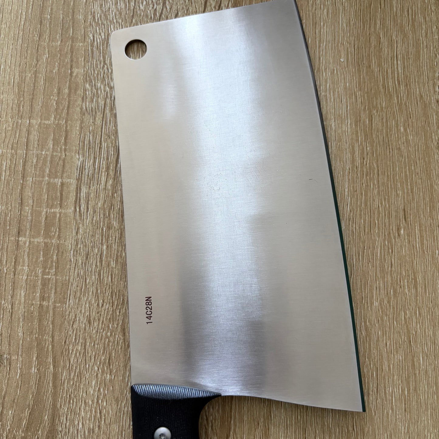 Reclusedge 14C28N Steel G10 Handle Cleaver Kitchen Knife