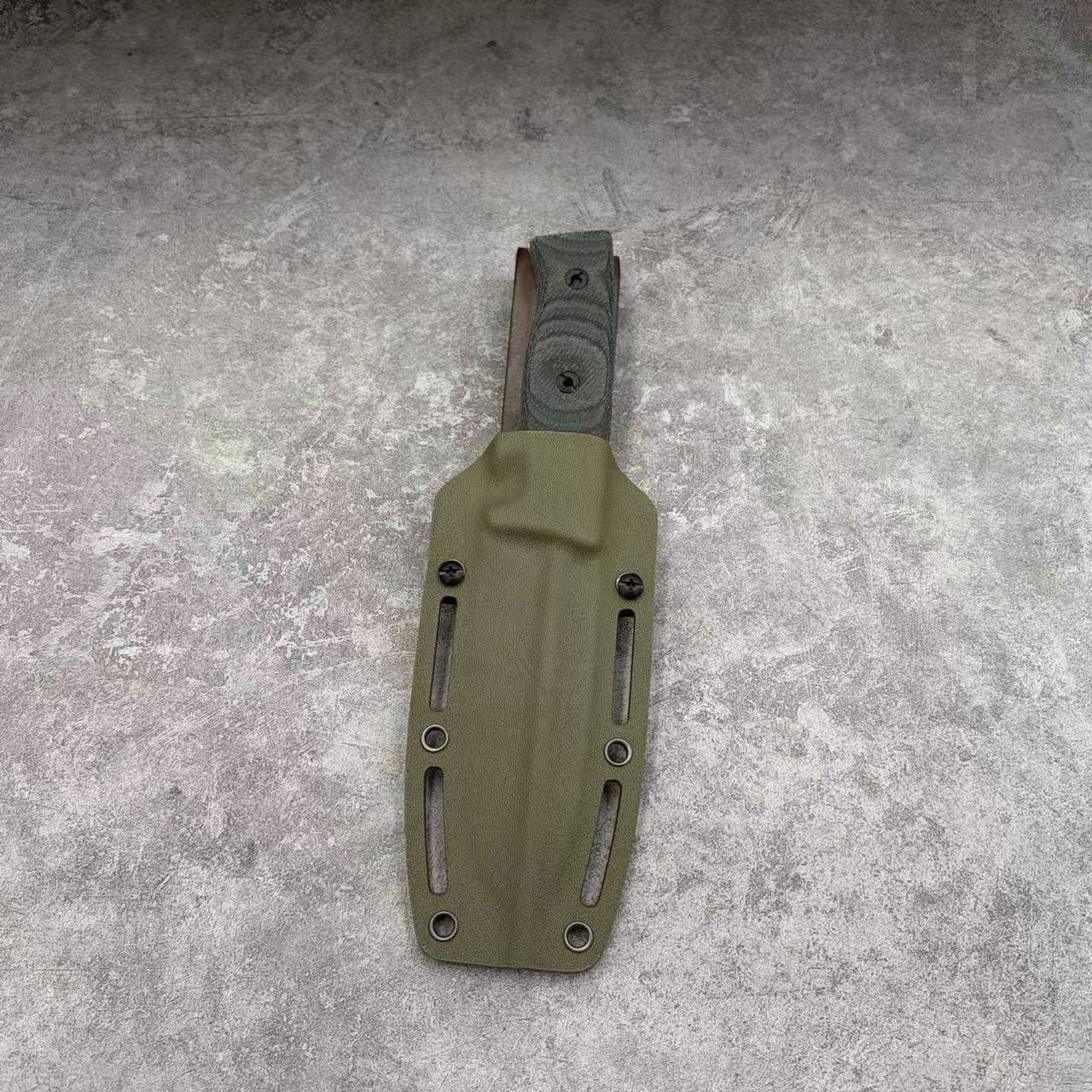 Reclusedge A8 Steel Micarta Handle Fixed Blade Knife