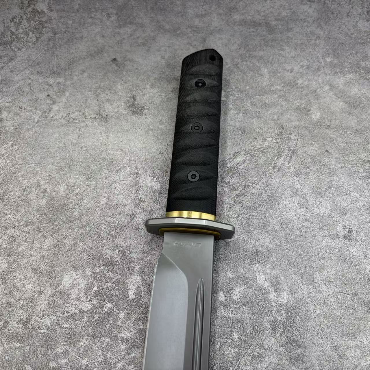 Reclusedge JieDuShi Tactical DC53 Steel Fixed Blade Knife Japanese Samurai Kanata