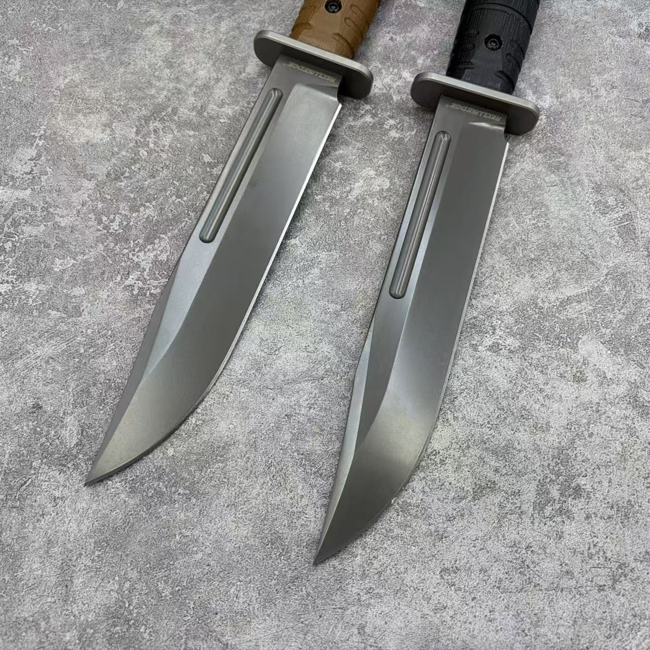 Reclusedge LuZhanDui Tactical DC53 Steel Fixed Blade Knife Bowie Knife