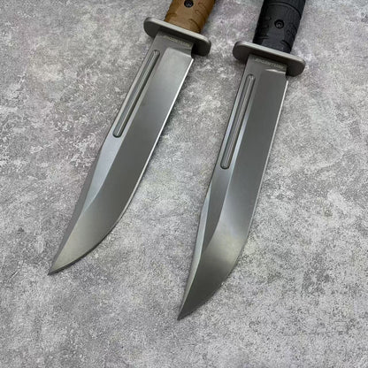 Reclusedge LuZhanDui Tactical DC53 Steel Fixed Blade Knife Bowie Knife