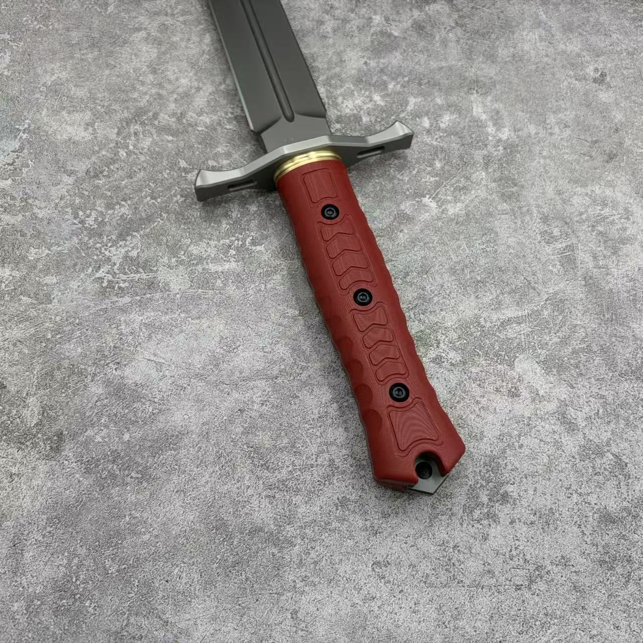 Reclusedge YaDianNa Tactical DC53 Steel Dagger Fixed Blade Knife Bowie Knife Sword
